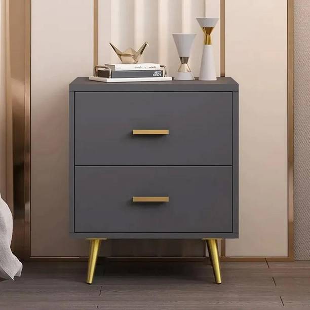 NG Decor Bedroom Living Room End Side Table With Storage Drawer Cabinet Night Stand Engineered Wood Bedside Table
