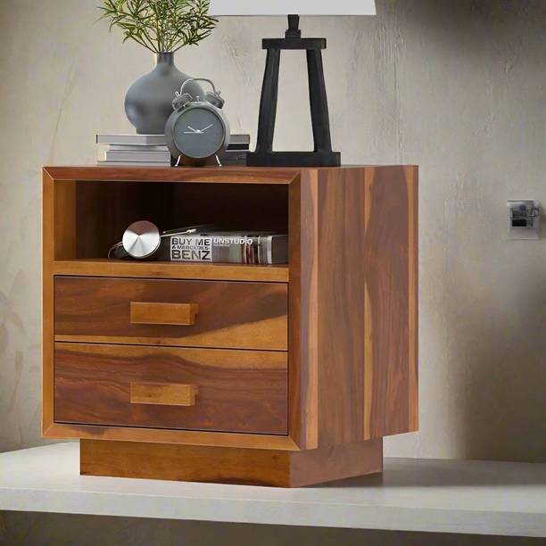 PR FURNITURE Royal Palace Sheesham Wood End Table,Bed Side Table For Bedroom Furniture Solid Wood Side Table