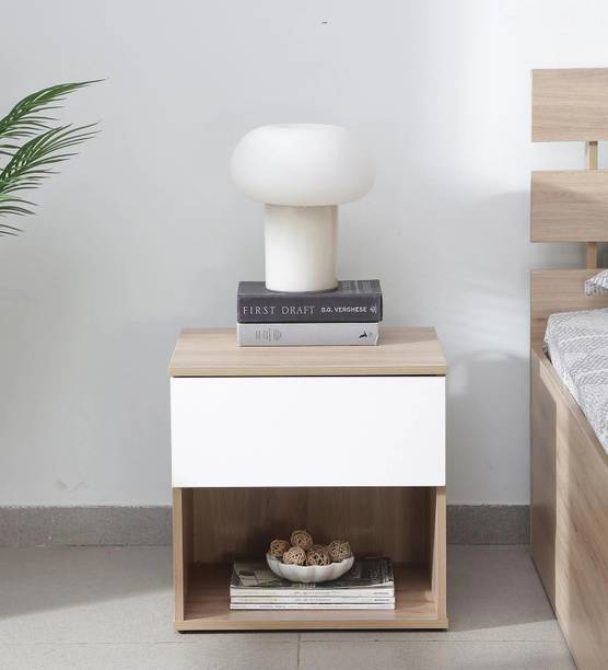 Casacraft from Pepperfry Carmen Bedside Table/wooden side Table for Livingroom/Bedroom Engineered Wood Bedside Table