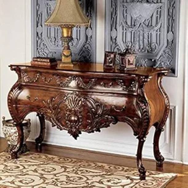 Home wood Wooden Hand Carved Beautiful Design Decor Royal Console Table Solid Wood Console Table