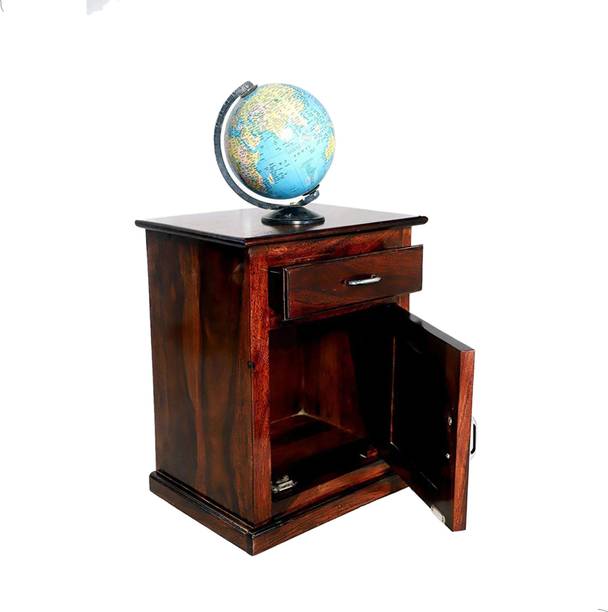 Allie Wood Rosewood (Sheesham) Solid Wood Bedside Table