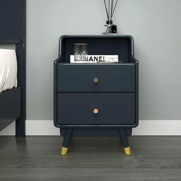 NG Decor Bedroom Living Room End Side Table With Storage Drawer Cabinet Night Stand Engineered Wood Bedside Table