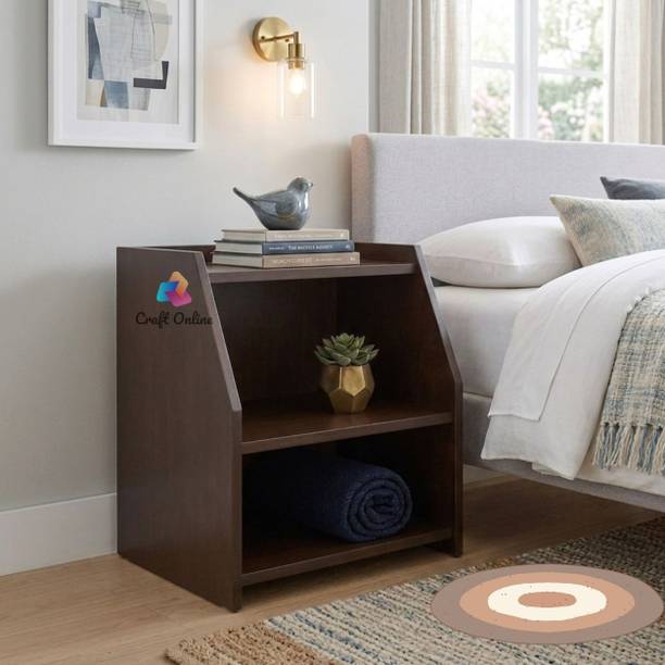 CraftOnline Wooden Modern End Table, Home Decor for Living Room Engineered Wood End Table