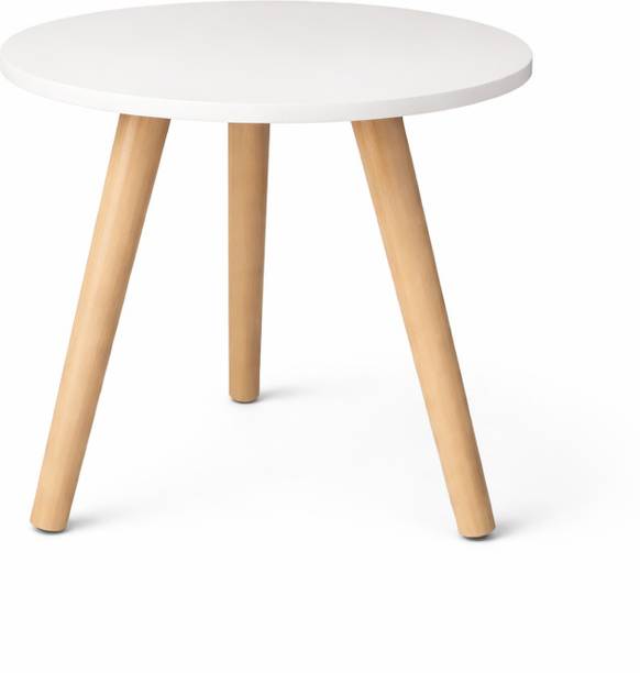 SMT Modern Round Side table Solid Wood Console Table