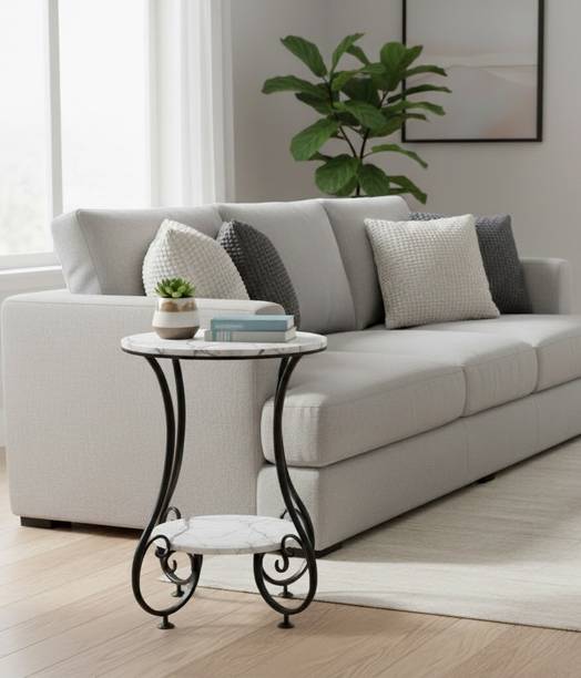 VIAPRADHAN End Table Metal End Table