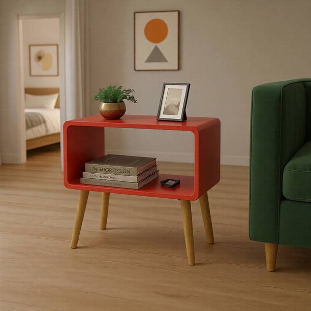 etiquette art Bookcase Nightstand, End Table,Bed Side Table for Small Spaces Magazine Stand Engineered Wood End Table