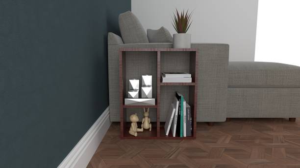 Artelex Orion Wooden Sofa Side Table for Living Room / Bedroom / Office Engineered Wood Side Table