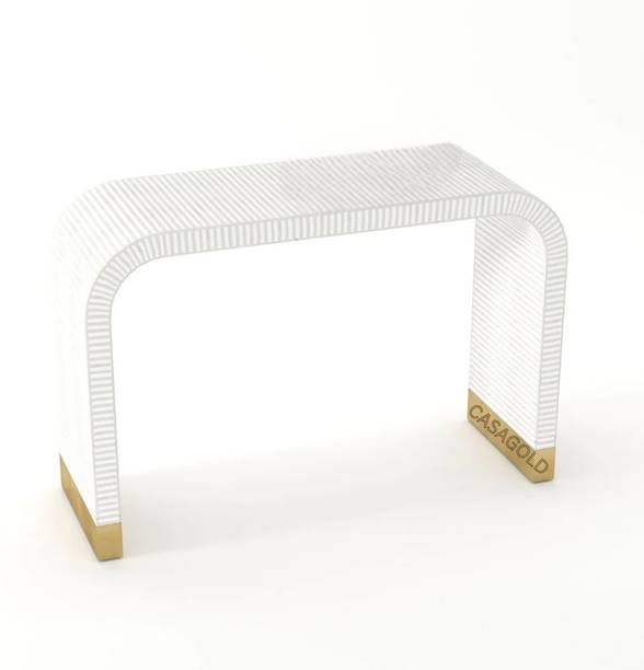 JODHA Bone Inlay Waterfall Console table Solid Wood Con...