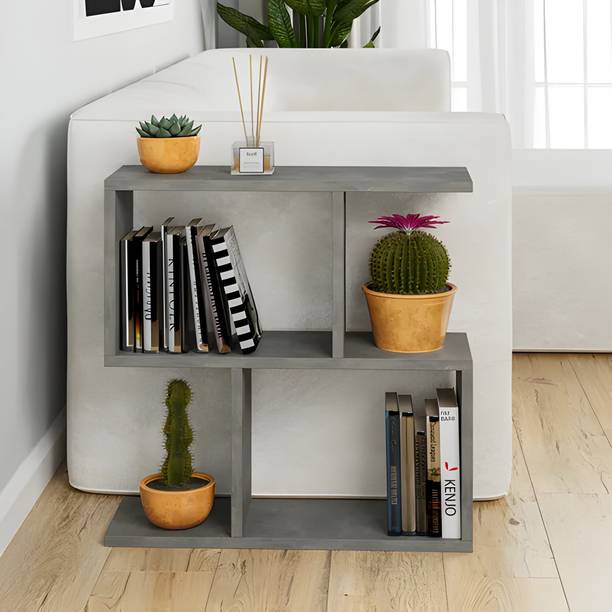 ELAVE HANDICRAFTS S-Shape End Table in Engineered Wood Engineered Wood Bedside Table
