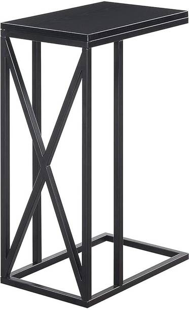 Indian Decor 48183 Sofa Side End Table, C Shaped Small Table Metal Side Table