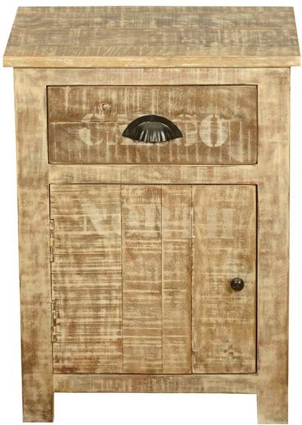 APRODZ Sheesham Wood Side Table For Bed Room / Living Room| Drawer Storage Solid Wood Bedside Table