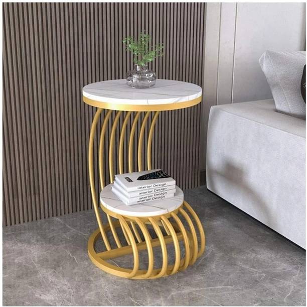 Unique Arts Shoppee Unique Arts Shoppee End Table Side Coffee Table Round Table Iron Metal Side Table