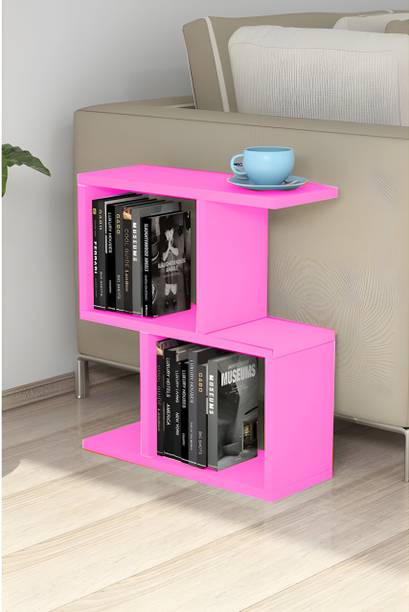 Artival Crafts S-Shape End Table in MDF Wood Engineered Wood Side Table
