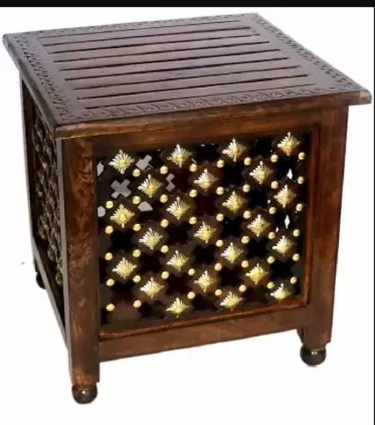 SUPER FINE HANDICRAF Engineered Wood Bedside Table