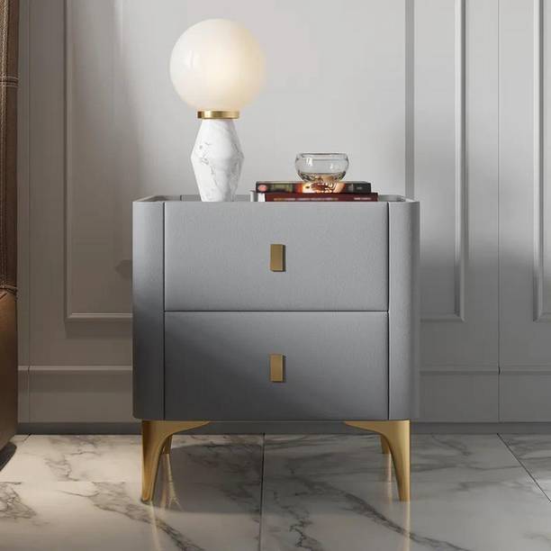 NG Decor Bedroom Living Room End Side Table With Storage Drawer Cabinet Night Stand Engineered Wood Bedside Table