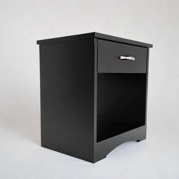 UNITEK FURNITURE Louis 1 Drawer Night Stand Table Solid Wood Bedside Table