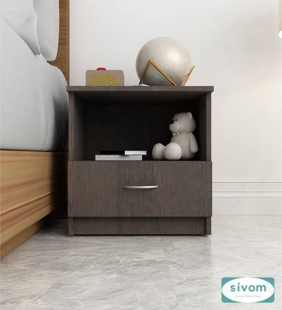 SIVOM Lita Multipurpose Side Table Engineered Wood Bedside Table