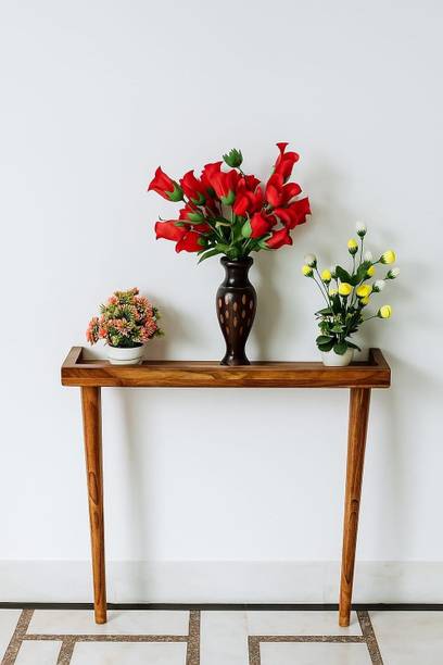 OnlineCraft Wooden Wall Console Table for Entryway | Customsize Console Table Engineered Wood Console Table
