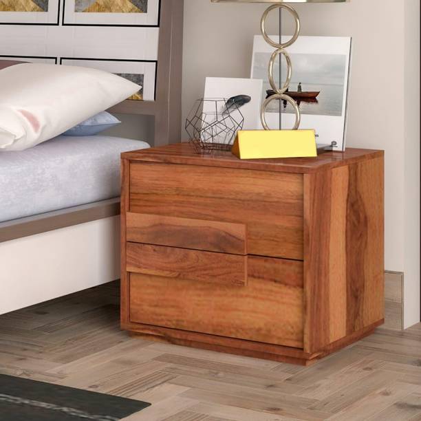 Kendalwood Furniture Premium Quality Bedside Table with 2 Drawers Storage for Bedroom, Living Room Solid Wood Bedside Table