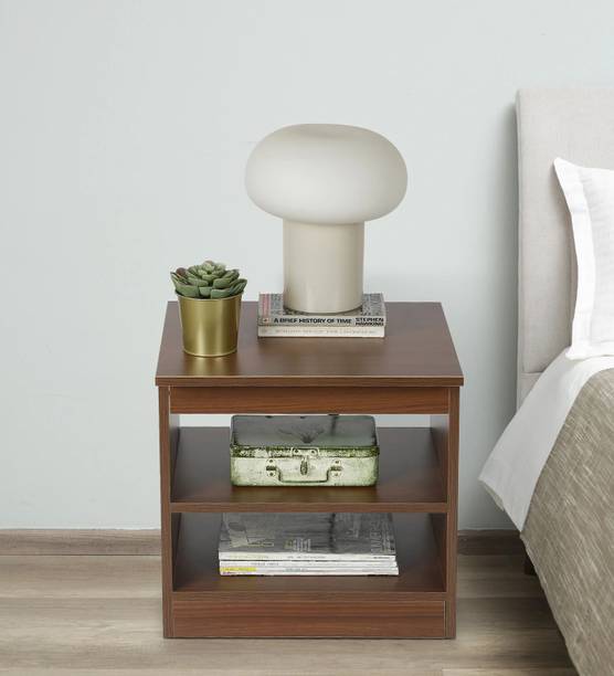 Mintwud from Pepperfry Nara Wooden Bedside Table/Wooden Side Table For Bed Room Engineered Wood Bedside Table