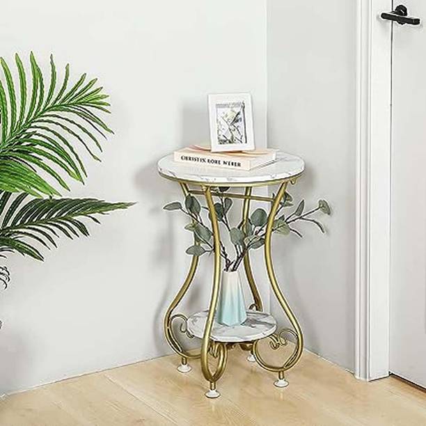 HANDVAERK Coffee Table End Table Metal Sofa Side Table Small Table Engineered Wood Coffee Table