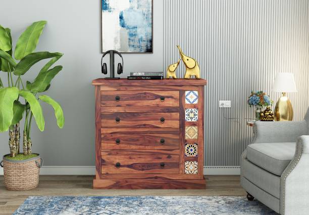 Rask Wood RASKWOOD Relay chest of drawers Solid Wood Side Table