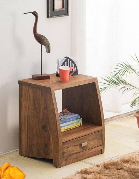 MONITARA SOLID WOOD BED SIDE TABLE Solid Wood Bedside Table