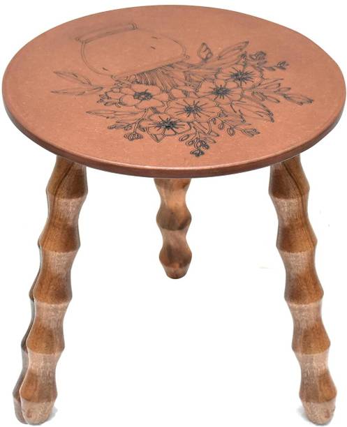 imm crafts Solid Wood Bedside Table