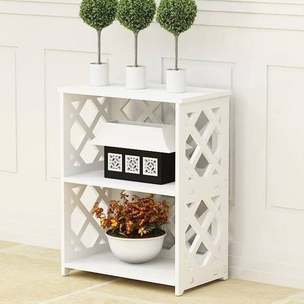 SS ARTS Engineered Wood Bedside Table