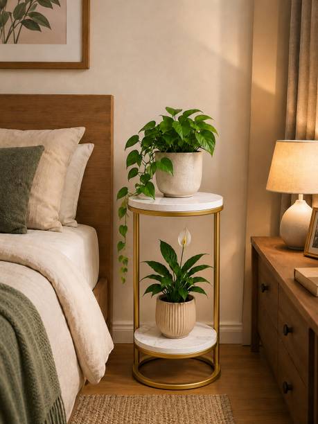 etiquette art Coffee Tables, Modern Faux Marble Top Bedside Table Metal Side Table