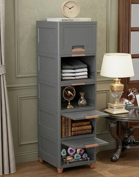 MAXTID Multilayer Cabinet | Plastic Storage Drawer Plastic Side Table