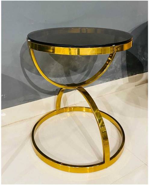 AYESHA IMPEX Beautiful side table for Home Steel Consol...