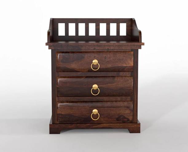 vishwakarma arts VFHBEDSIDE Solid Wood End Table