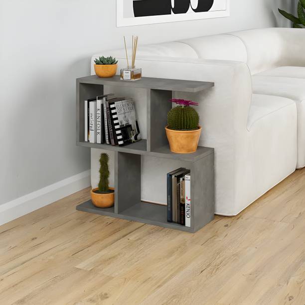 ZAYAD CRAFTS S-Shape End Table in Engineered Wood Engineered Wood Side Table