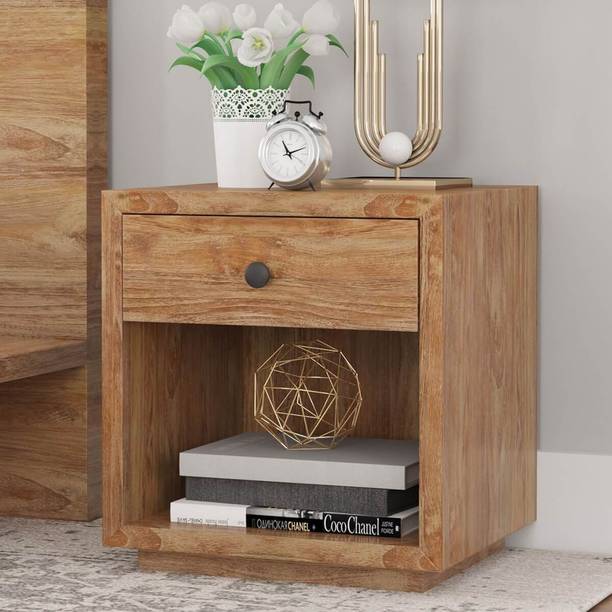 UNITEK FURNITURE Sheesham ( Rosewood ) 1 Drawer Bed Side Table For Living Room Solid Wood Bedside Table