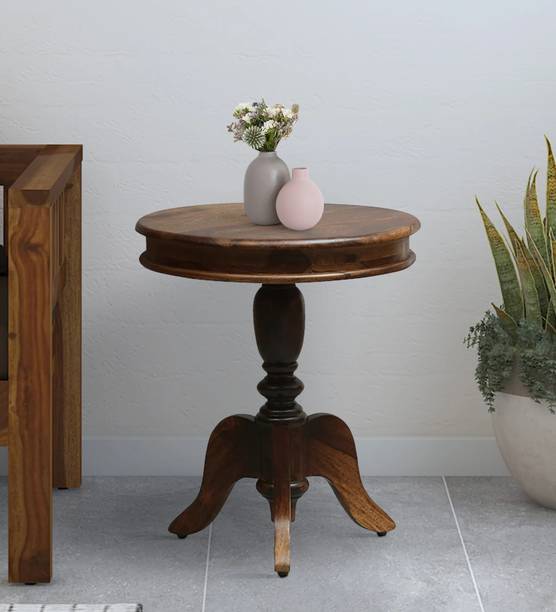 Amberville From Pepperfry Brookleigh Sheesham Wood End Table/Side Table Solid Wood End Table