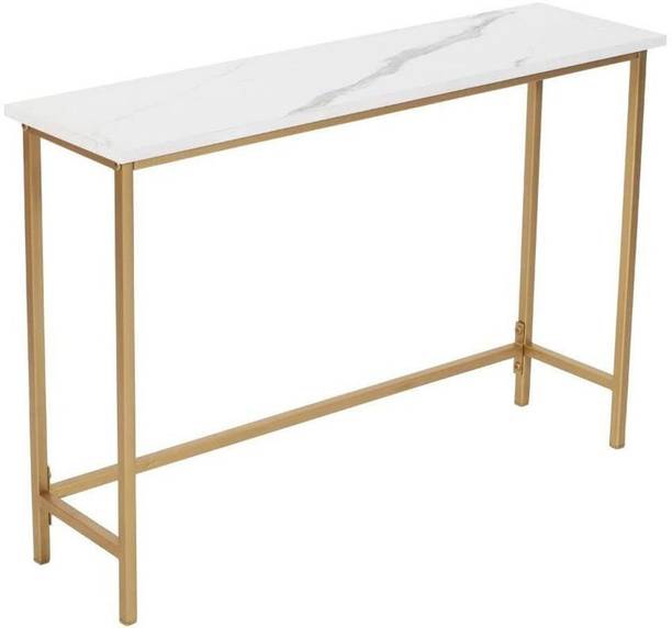 PRITI Console Sofa Table, Industrial Hallway Tables for Entryway, Living Room Bedroom Stone Console Table