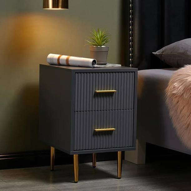 NG Decor Bedroom Living Room End Side Table With Storage Drawer Cabinet Night Stand Engineered Wood Bedside Table