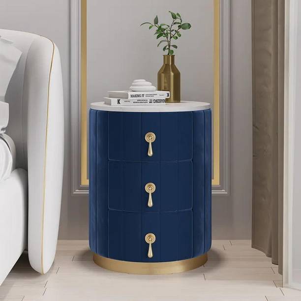 NG Decor Bedroom Living Room End Side Table With Storage Drawer Cabinet Night Stand Engineered Wood Bedside Table