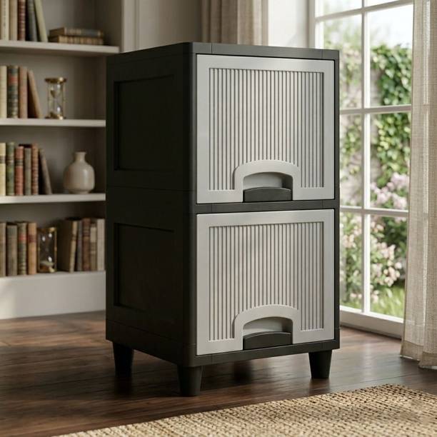 MAXTID Multi Layer Cabinet Ideal For Organizing Home Plastic Side Table