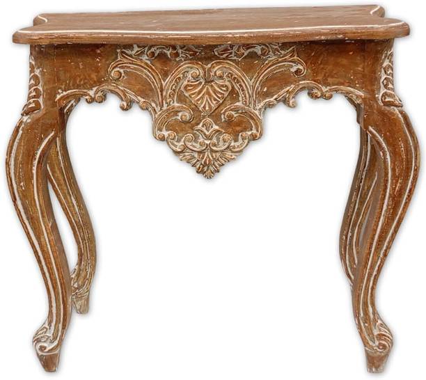 OnlineCraft wooden for handmade carved console table for home furnishing decor table Solid Wood Console Table