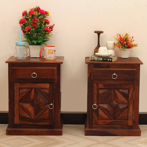 rf royal finish Tranquil darwer,Cabinet Included,Smooth Corner,12-Month Warrenty,17"x12"x23" Solid Wood Bedside Table