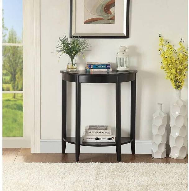 TRUE FURNITURE Contemporary End Table; Bed Side Table Solid Wood Bedside Table