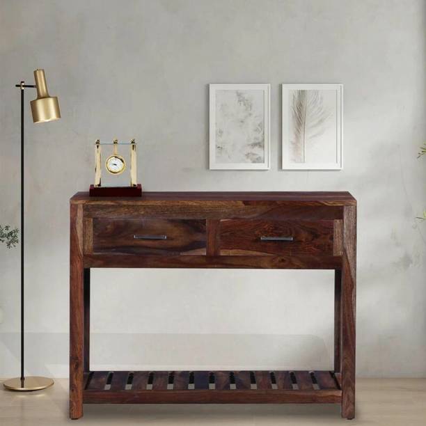 The Furn Club Alvi Solid Wood Console Table (Finish Color - Provi