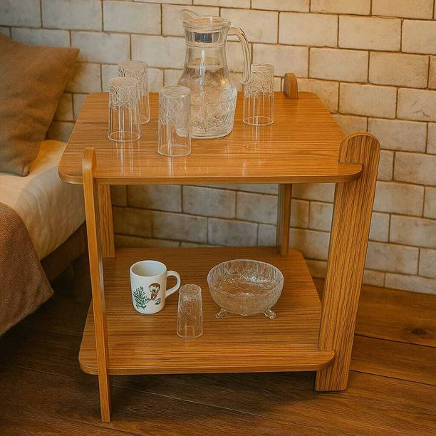 hafsa handicrafts Beautiful Engineered Wood Coffee Table for Living Room | Office | Restaurant . Engineered Wood Side Table