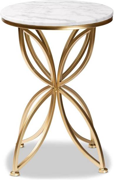 HeritageDesign HD Elegant round Table Engineered Wood Coffee Table