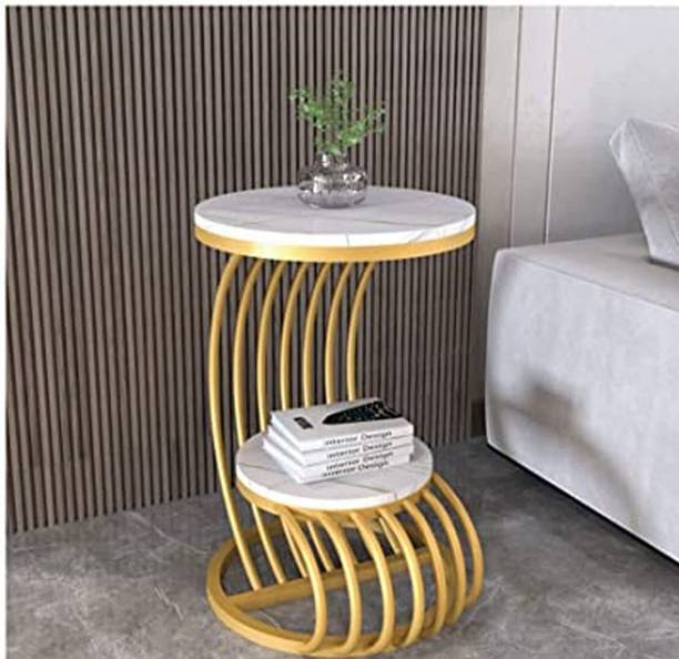 FlipsShoppee Small Corner Side Table Coffee Console and Sofa Table Living Room Engineered Wood Coffee Table