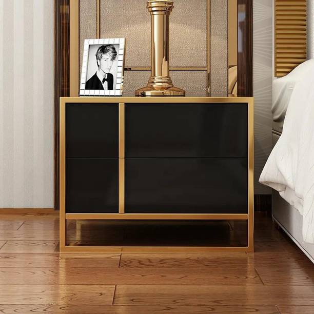 NG Decor Bedroom Living Room End Side Table With Storage Drawer Cabinet Night Stand Engineered Wood Bedside Table