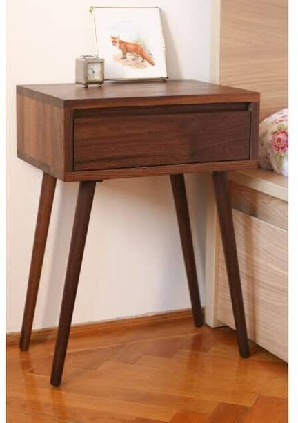 Streemcraft Solid Wood Bedside Table