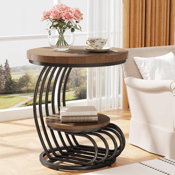 Aaliya mart Marble Table Look Stylish Metal Side Table for Modern Spaces Metal Side Table
